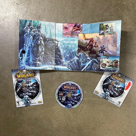 World of Warcraft Expansions Sets & Game Manuals Burning Crusade Lich King Lot - Picture 6 of 9